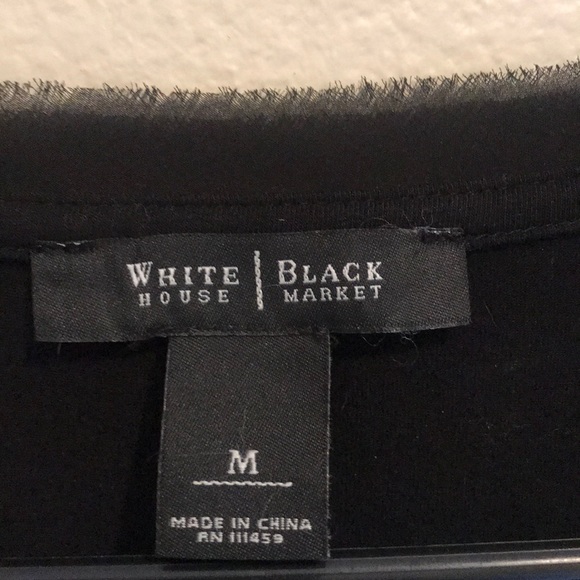 BHWM BLACK EMBELLISHED PRINT TOP - Picture 5 of 5